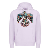 Lilac American flag thunderbird Premium Hoodie - BarkalooDesign