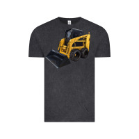 Vintage Black Skid Steer Loader Vintage Tee - LillyAllenDesigns