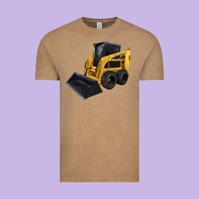Skid Steer Loader Vintage Tee Designed By Lillyallendesigns