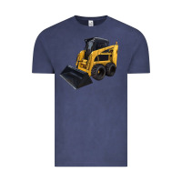 Vintage Denim Skid Steer Loader Vintage Tee - LillyAllenDesigns