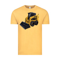 Vintage Mustard Skid Steer Loader Vintage Tee - LillyAllenDesigns