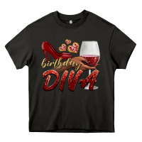 Asphalt birthday diva Heavy Core Tee - BundleAndBundleShop