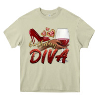 Mossy birthday diva Heavy Core Tee - BundleAndBundleShop