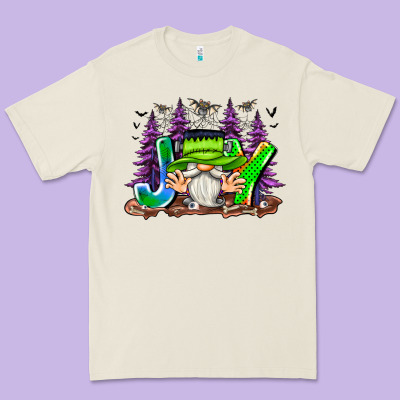 Joy Halloween Gnome Premium Tee Designed By Cowhidedigitalart