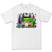 White Joy Halloween Gnome Premium Tee - CowhideDigitalArt