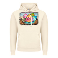 Vintage Artic easter egg background Vintage Hoodie - BarkalooDesign