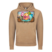 Vintage Coffee easter egg background Vintage Hoodie - BarkalooDesign