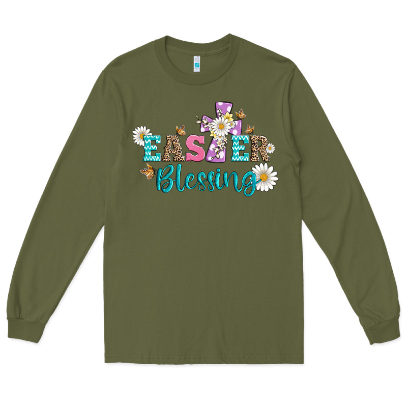 Easter Blessing With  Cross Long Sleeve Tee by Artiststas | Teevron