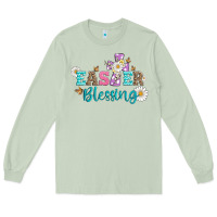 Matcha easter blessing with  cross Long Sleeve Tee - Artiststas