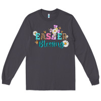 Smoke easter blessing with  cross Long Sleeve Tee - Artiststas