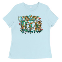 Baby Blue registered nurse Ladies Tee - RacoonDesign