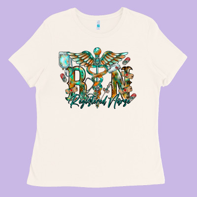 Registered Nurse Ladies Tee Designed By Racoondesign