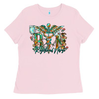 Bubblegum Pink registered nurse Ladies Tee - RacoonDesign
