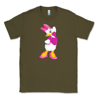 Army Green daisy duck Classic Tee - baoMotion
