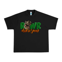 Black Rawr Dinosaur Urban Heavy Tee - LillyAllenDesigns
