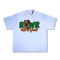 Grape Ice Rawr Dinosaur Urban Heavy Tee - LillyAllenDesigns