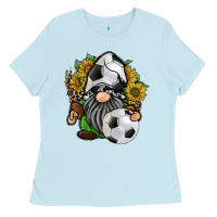 Baby Blue soccer gnome Ladies Tee - RacoonDesign