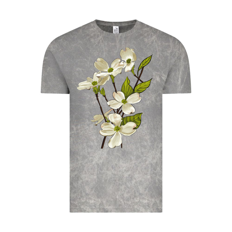 American Dogwood Flower Illustrations Vintage Tee by LillyAllenDesigns | Teevron