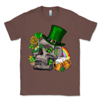 Chestnut St Patrick's Day boho skull Classic Tee - FaDigitalArtStudio