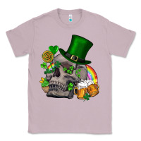 Lilac St Patrick's Day boho skull Classic Tee - FaDigitalArtStudio