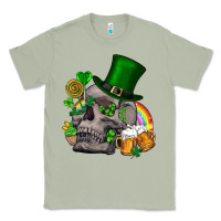 Matcha St Patrick's Day boho skull Classic Tee - FaDigitalArtStudio