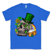 True Royal St Patrick's Day boho skull Classic Tee - FaDigitalArtStudio