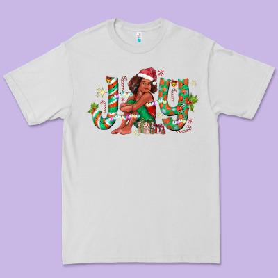Joy Girl Black Premium Tee Designed By Cowhidedigitalart