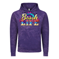 Cloud Purple beach life Vintage Hoodie - BarkalooDesign