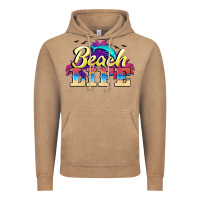 Vintage Coffee beach life Vintage Hoodie - BarkalooDesign