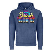 Vintage Denim beach life Vintage Hoodie - BarkalooDesign