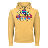 Vintage Mustard beach life Vintage Hoodie - BarkalooDesign