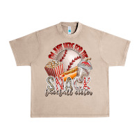 French Oak i am just here for the snack baseball sister Urban Heavy Tee - RacoonDesign