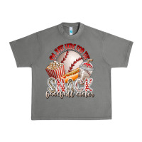 I Am Just Here For The Snack Baseball Sister Urban Heavy Tee | Teevron