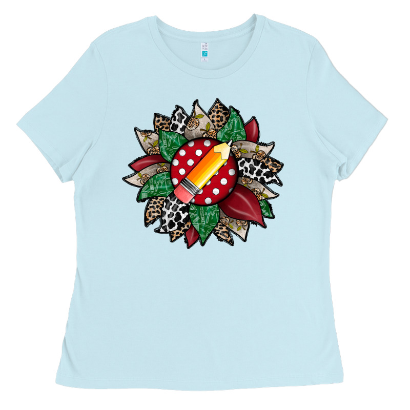 Teacher Sunflower Ladies Tee by RacoonDesign | Teevron