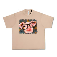 Burro Fall Autumn Pig Urban Heavy Tee - RanaPortraitStore