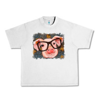 Lunar Rock Fall Autumn Pig Urban Heavy Tee - RanaPortraitStore
