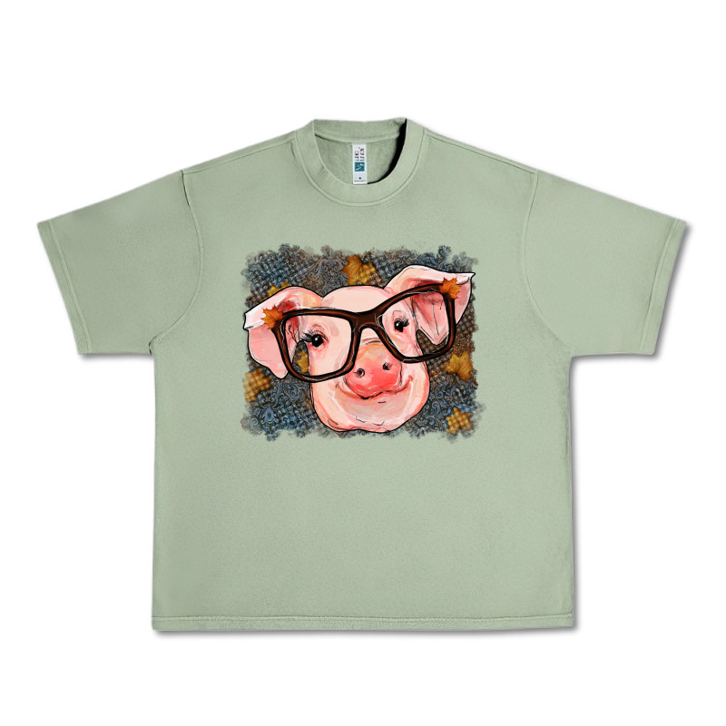 Fall Autumn Pig Urban Heavy Tee by RanaPortraitStore | Teevron