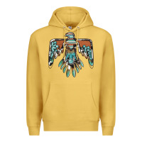 Antique Gold thunderbird with gemstone Premium Hoodie - BarkalooDesign