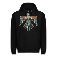 Black thunderbird with gemstone Premium Hoodie - BarkalooDesign