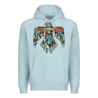 Blue Mist thunderbird with gemstone Premium Hoodie - BarkalooDesign