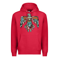 Cardinal thunderbird with gemstone Premium Hoodie - BarkalooDesign
