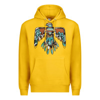 Lemon thunderbird with gemstone Premium Hoodie - BarkalooDesign