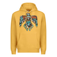 Mustard thunderbird with gemstone Premium Hoodie - BarkalooDesign