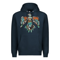 Navy thunderbird with gemstone Premium Hoodie - BarkalooDesign