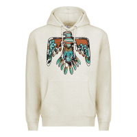 Oatmeal Heather thunderbird with gemstone Premium Hoodie - BarkalooDesign