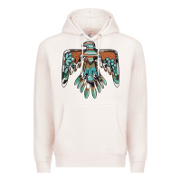 Pale Pink thunderbird with gemstone Premium Hoodie - BarkalooDesign