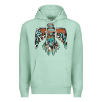 Seafoam thunderbird with gemstone Premium Hoodie - BarkalooDesign