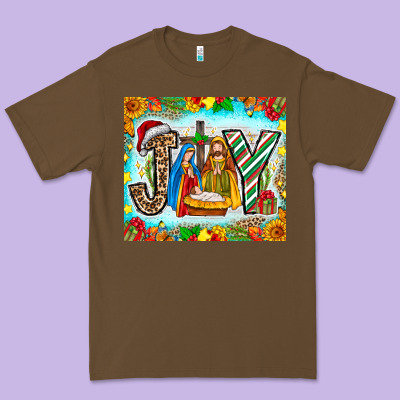 Joy Jesus Premium Tee Designed By Cowhidedigitalart