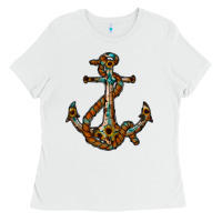 White western anchor Ladies Tee - RacoonDesign
