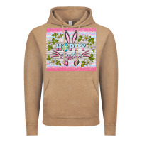 Vintage Coffee happy easter bunny Vintage Hoodie - BarkalooDesign